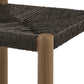 Parkland Outdoor Patio Rattan and Aluminum Bar Stools Set of 2 in Natural
