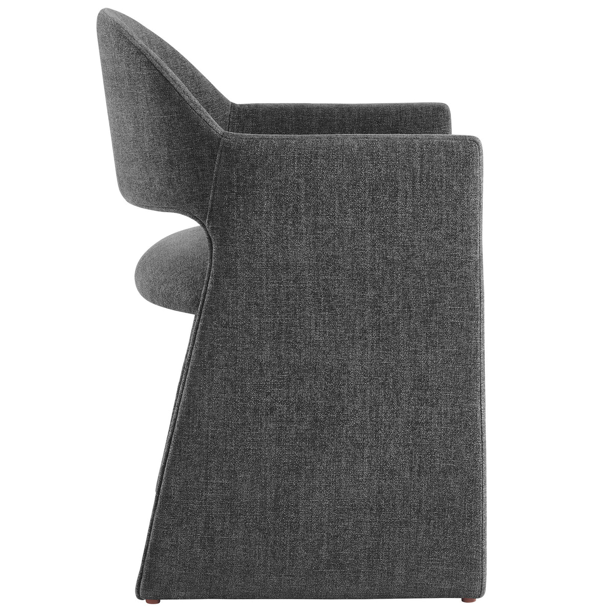 Talia Upholstered Fabric Dining Armchair in Linen