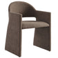 Talia Upholstered Fabric Dining Armchair in Linen