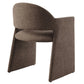 Talia Upholstered Fabric Dining Armchair in Linen