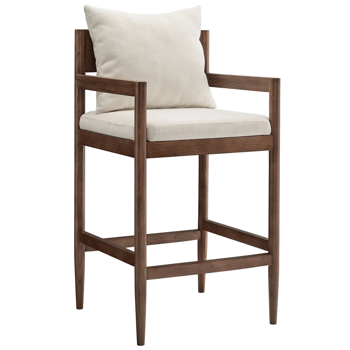 Remington Wood Bar Stool in Salt