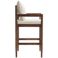 Remington Wood Bar Stool in Salt