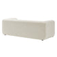 Leif 89" Boucle Upholstered Sofa in Pearl
