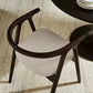 Henry Vegan Leather and Wood Dining Chair in Stone