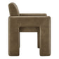 Daven Vegan Leather Dining Armchair in Canyon