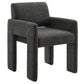Daven Fabric Upholstered Dining Chair in Copper