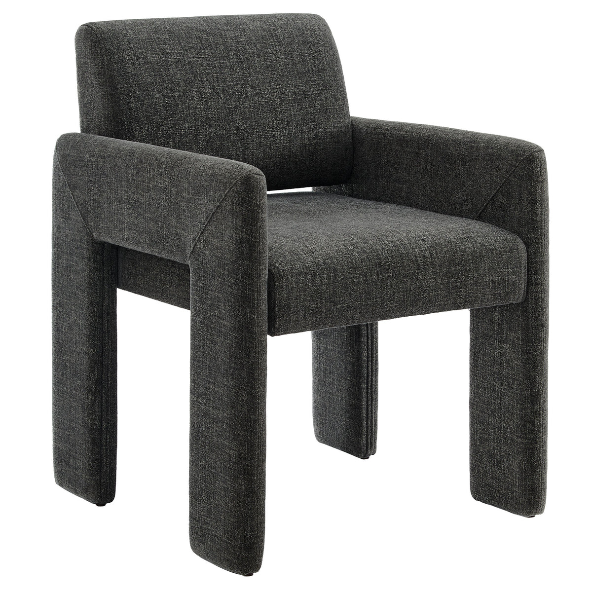 Daven Fabric Upholstered Dining Chair in Copper