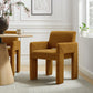 Daven Fabric Upholstered Dining Chair in Copper