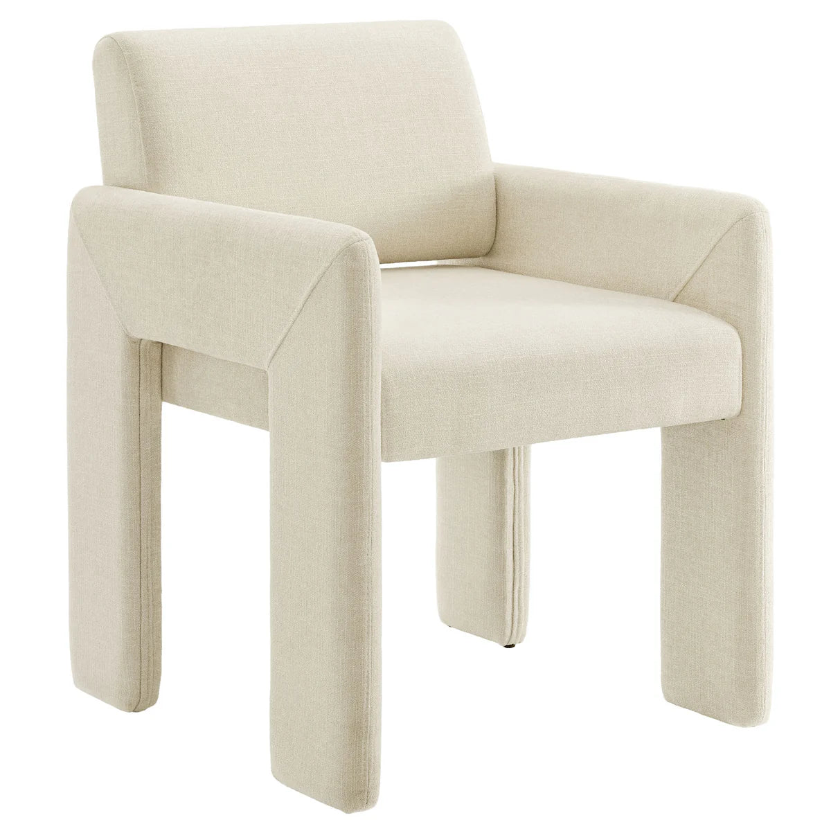 Daven Fabric Upholstered Dining Chair in Copper
