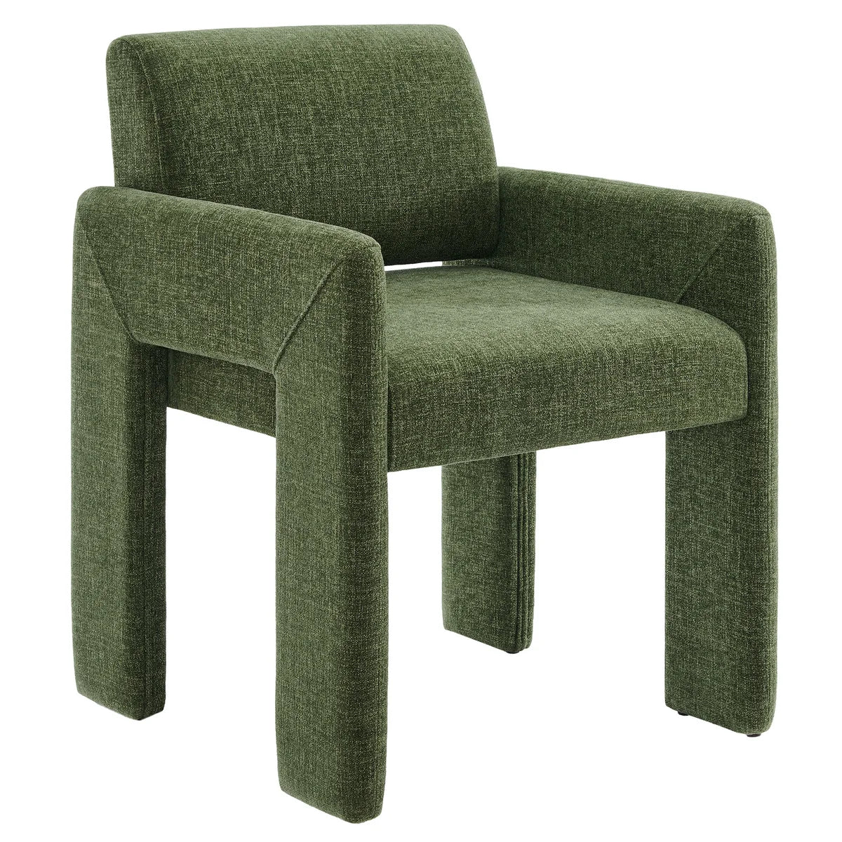 Daven Fabric Upholstered Dining Chair in Copper