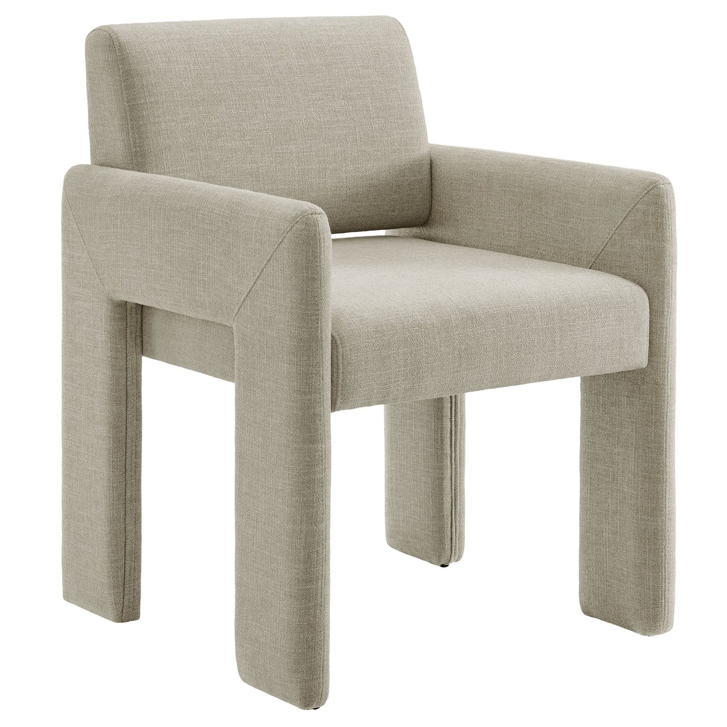 Daven Fabric Upholstered Dining Chair in Copper
