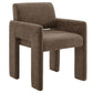 Daven Fabric Upholstered Dining Chair in Copper