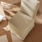 Aster Linen Cotton Blend Slipcovered Dining Chairs Set of 2