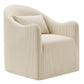 Bardot Slipcovered Striped Accent Chair