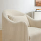 Bardot Slipcovered Striped Accent Chair