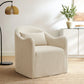 Bardot Slipcovered Striped Accent Chair