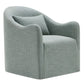 Bardot Slipcovered Striped Accent Chair