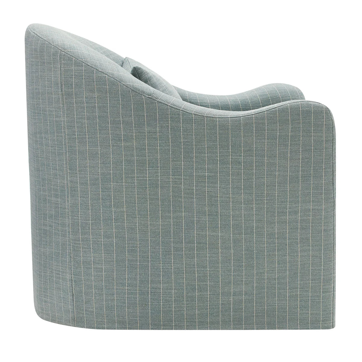 Bardot Slipcovered Striped Accent Chair