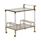 32" LUSHLEY ACRYLIC DRINK CART