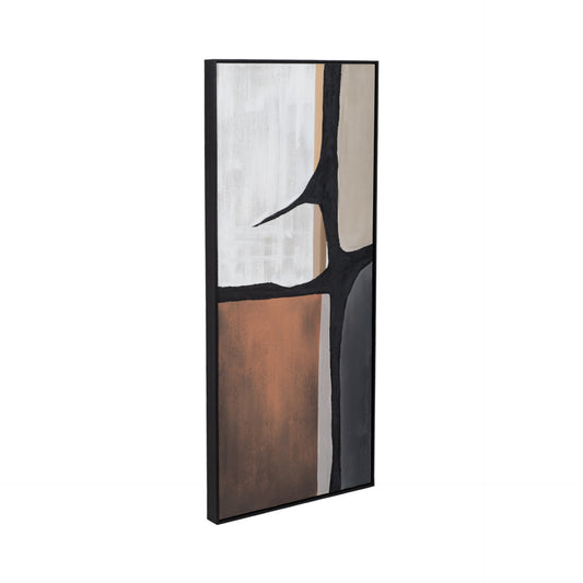 S/2 22x50 Linus Handpainted Wall Art