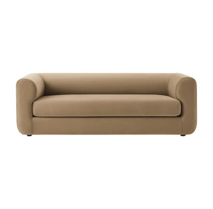 Leif 89" Boucle Upholstered Sofa in Pearl