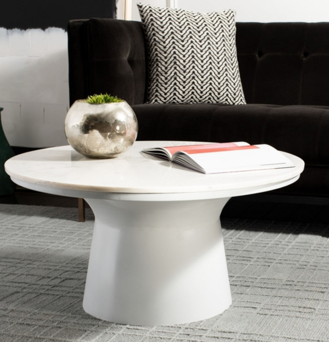 Mila Pedestal Coffee Table