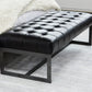 WYATT LEATHER BENCH