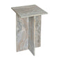 Decorative Geometric Marble Side Table