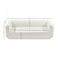 Kimora Linen Textured Fabric Sofa