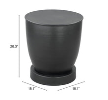 Cargar imagen en el visor de la galería, Mesa auxiliar Baku negra
