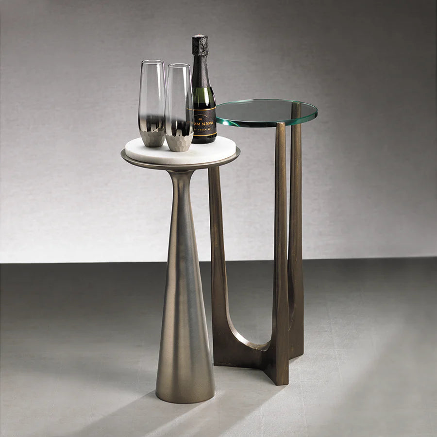 Cortina Drink Table with Glass Top
