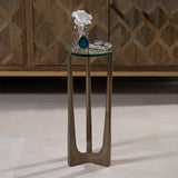 Cortina Drink Table with Glass Top