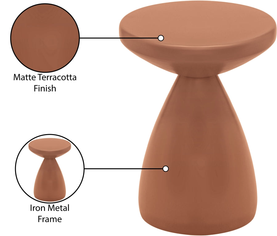 Anika Iron End Table