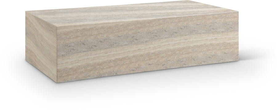 Piazza Marble Finish Indoor/Outdoor Concrete Coffee Table