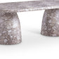 Cosenza 96" Marble Finish Indoor/Outdoor Concrete Dining Table