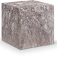 Piazza Marble Finish Indoor/Outdoor Concrete End Table