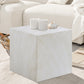 Piazza Marble Finish Indoor/Outdoor Concrete End Table
