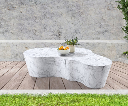Monza Marble Finish Indoor/Outdoor Concrete Coffee Table