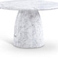 Cosenza 48.5" Marble Finish Indoor/Outdoor Concrete Dining Table