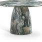 Cosenza 48.5" Marble Finish Indoor/Outdoor Concrete Dining Table