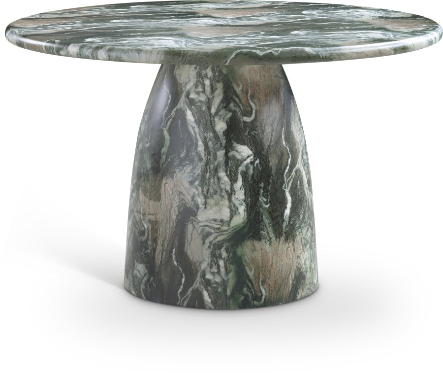 Cosenza 48.5" Marble Finish Indoor/Outdoor Concrete Dining Table