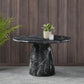 Cosenza 48.5" Marble Finish Indoor/Outdoor Concrete Dining Table