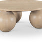 Fitch Oak Veneer Coffee Table