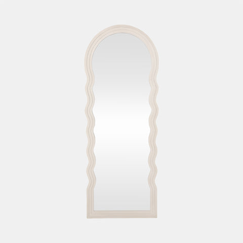 24x64 Layered Curvy Leaner Mirror,