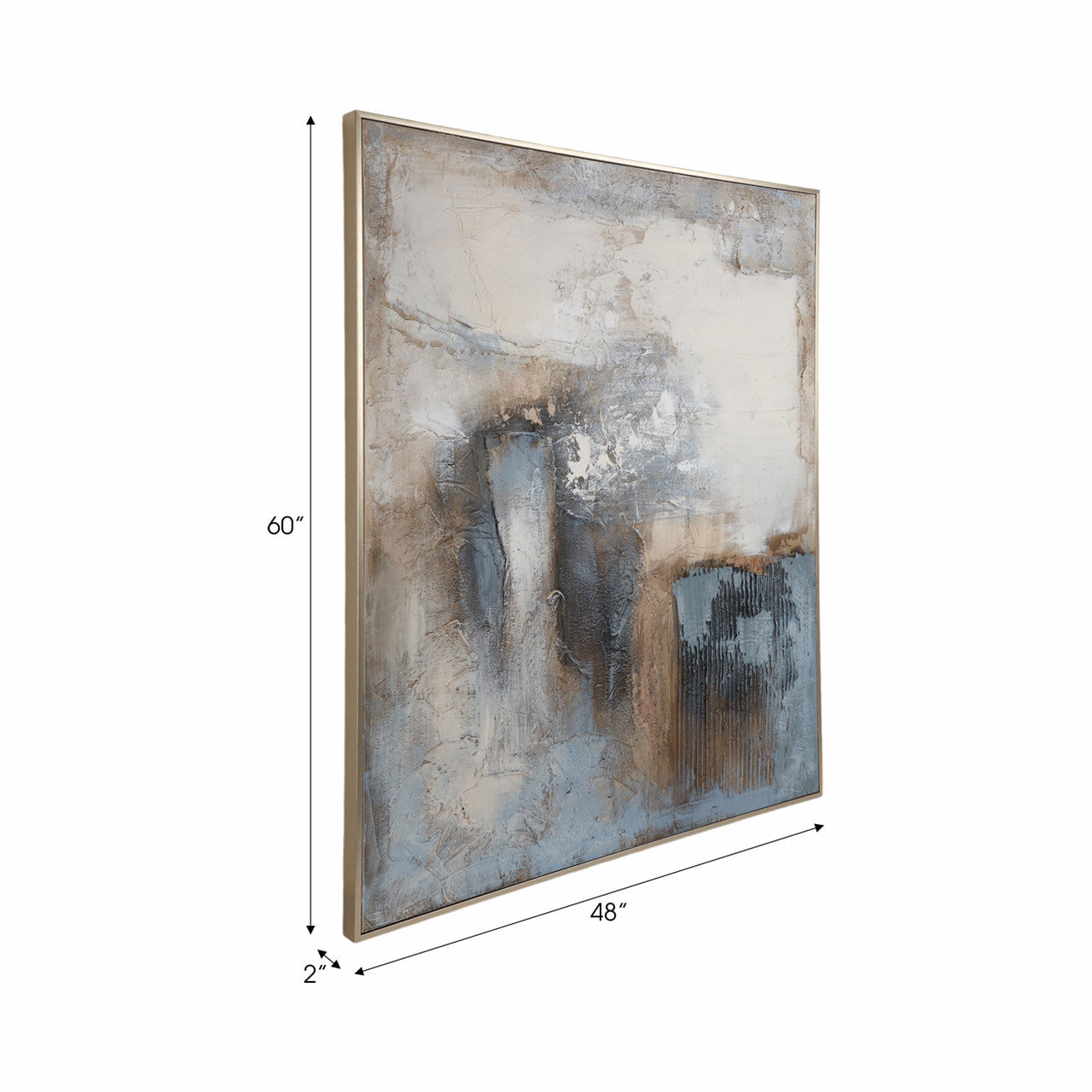 48x60 Araminta Handpainted Wall Art