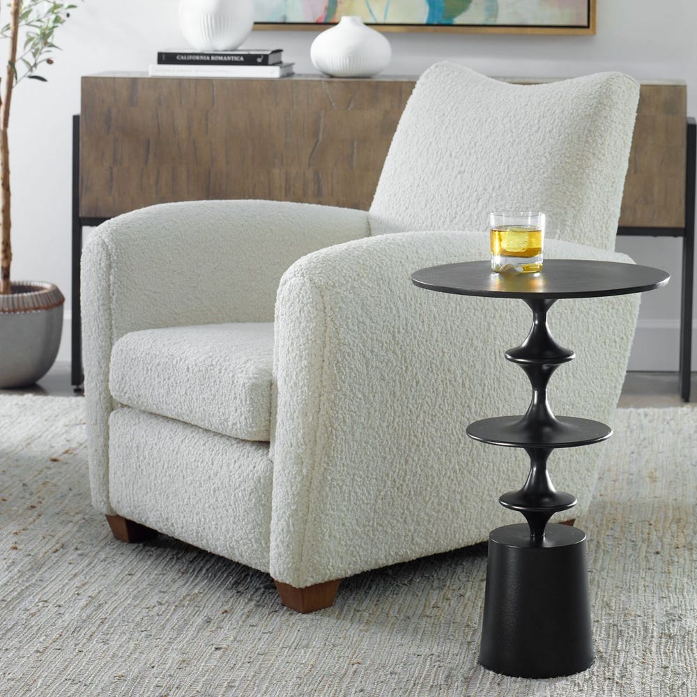 FLIGHT ACCENT TABLE, BRASS