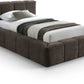 Carlin Chenille Fabric Upholstered Bed