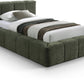 Carlin Chenille Fabric Upholstered Bed