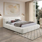 Carlin Chenille Fabric Upholstered Bed