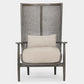 Wingman Cane Accent Chair